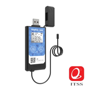 Bluetooth Ultra Low Temperature Data Logger with External RTD Probe "TEMPSEN" Model: TEMPOD 50XB