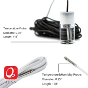 Temperature and Humidity Data Logger With Detachable Buffered Probe "Elitech" Model: GSP-6G