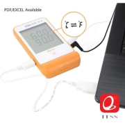 Temperature and Humidity Data Logger With Detachable Buffered Probe "Elitech" Model: GSP-6G
