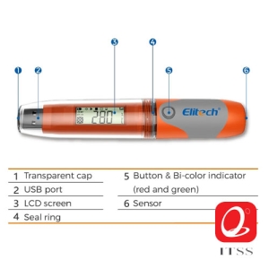 Temperature Data Logger "Elitech" Model: RC-51