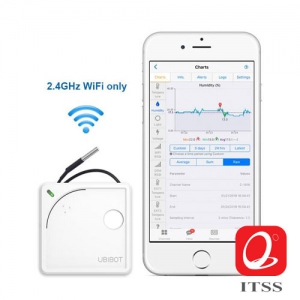 Temperature and Humidity Bluetooth Data Logger "UBIBOT" Model: WS1